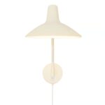 Beżowy kinkiet ścienny Darci do czytania - elegancki - DFTP