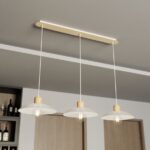 Biała lampa wisząca Kobe 3 - do jadalni