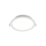 Białe oczko wpuszczane LED Manacor 18 okrągłe płaskie - Nordlux