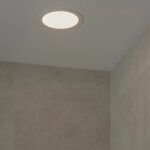 Białe oczko wpuszczane LED Manacor 18 okrągłe płaskie - do łazieni