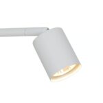 Biały kinkiet nad szafkę nocną Explore Long - długie ramię do czytania