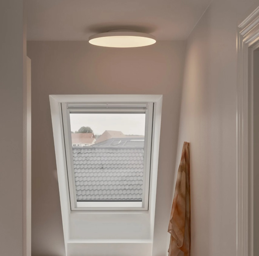 Biały plafon do kuchni Serenova 36 LED IP65 - 18W ze zmianą barwy