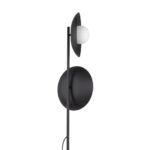 Czarna lampa podłogowa Slate - elegancki