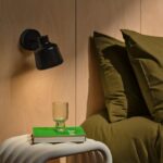 Czarny kinkiet Louella z dotykowym włącznikiem - Nordlux