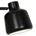 Czarny kinkiet Louella z dotykowym włącznikiem - regulowany klosz