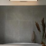 Czarny kinkiet nad lustro łazienkowe Virelle 50 LED IP44