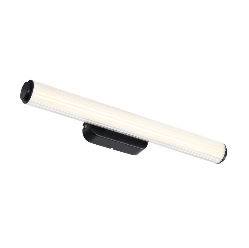 Czarny kinkiet nad lustro w łazience Virelle 50 LED IP44