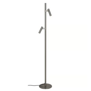 Elegancka lampa stojąca Makoto - aluminiowa