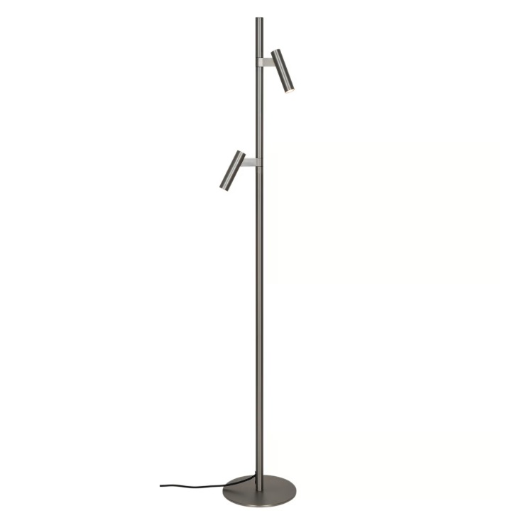 Elegancka lampa stojąca Makoto - aluminiowa