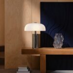 Elegancka lampa stołowa Gabrielle na cztery żarówki