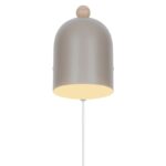 Jasnobrązowy kinkiet Gaston - dziecięcy