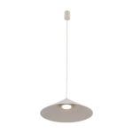 Kaszmirowa lampa wisząca Lume L 40 cm nad stół - metalowy klosz