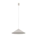 Kaszmirowa lampa wisząca Lume L 40 cm nad stół - stożek