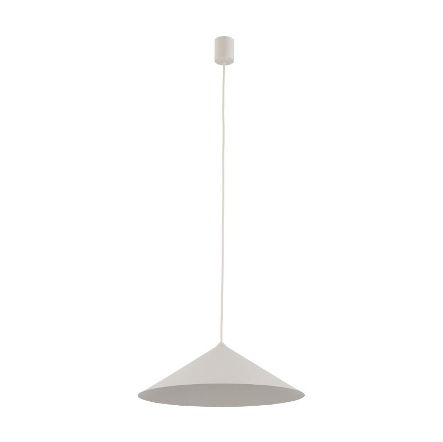 Kaszmirowa lampa wisząca Lume L 40 cm nad stół - stożek