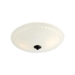 Klasyczny plafon szklany Ray - z dekoracyjnymi kwadratami