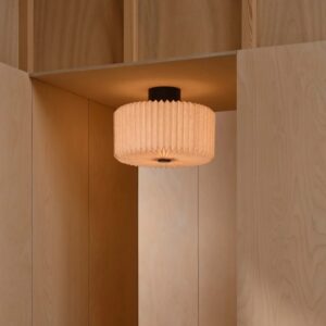 Klimatyczny plafon materiałowy Vivienne 40 - piękny efekt świecenia