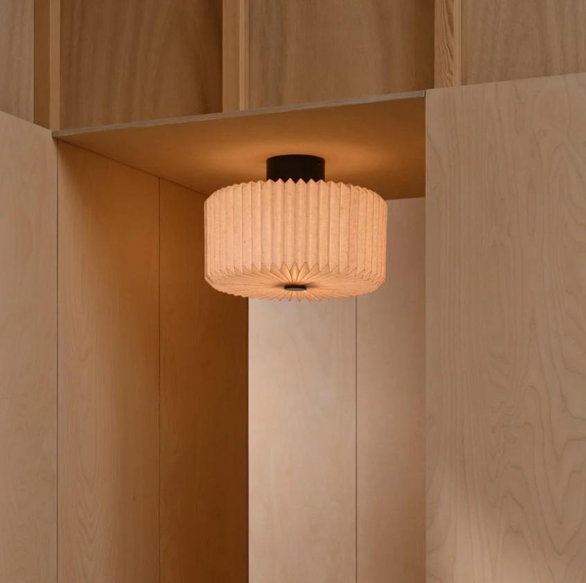 Klimatyczny plafon materiałowy Vivienne 40 - piękny efekt świecenia