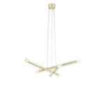 Lampa wisząca Stack w kolorze mosiądzu - 6 żarówek