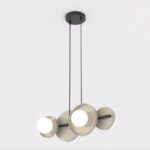 Lampa wisząca nad stół Model 4 beżowa - eleganckie zestawienie barw
