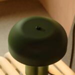 Lampka stołowa Sandro ciemnozielona na stolik - skandynawska