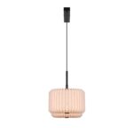 Lampa wisząca boho nad stół Vivienne - materiałowa