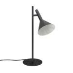 Loftowa lampka stołowa Kelvis - stożkowy klosz