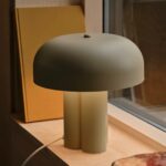 Metalowa lampka Sandro grzybek- Nordlux - jasnobrązowa