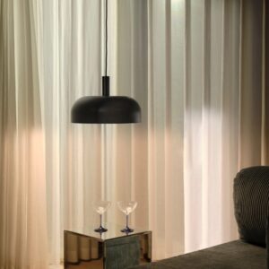 Nowoczesna lampa wisząca Sandro - czarna nad stolik