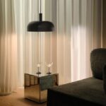 Nowoczesna lampa wisząca nad stolik Sandro czarna metalowa - Nordlux