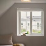 Okrągły plafon Nivora 38 biały mat - do pokoju