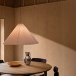 Papierowy abażur lampy wiszącej Belloy Big 65 plisowany