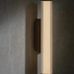 Pionowy kinkiet do łazienki Virelle 32 LED IP44 - czarny