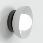 Szary kinkiet ścienny Ozzy - Emibig - metal i szkło