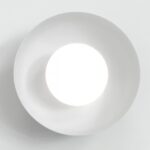 Szary kinkiet ścienny Ozzy - Emibig - metal i szkło - nowoczesny