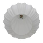 Szklana lampa wisząca Maluca - biały klosz