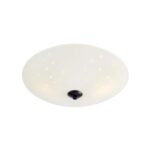 Szklany plafon szklany Zia okrągły w gwiazdki - do pokoju dziecka