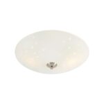 Szklany plafon szklany Zia okrągły - z motywem gwiazdek