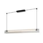 Transparentna lampa wisząca Aliani LED 100 cm - akrylowy klosz