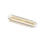 Złoty kinkiet art deco Cavara LED