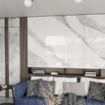 Żyrandol na 4 żarówki Vibra 4 - metal i szklane kule- do nowoczesnego salonu