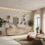 3-elementowa lampa wisząca Gufo 3 LED do recepcji - ozdobna