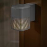 Aluminiowy kinkiet na elewację Sidara IP54 antracyt - trwała powłoka