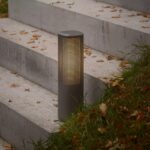 Aluminiowy słupek ogrodowy Sidara 45 IP44 antracyt - Nordlux