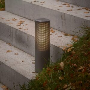 Aluminiowy słupek ogrodowy Sidara 45 IP44 antracyt - Nordlux