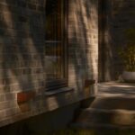 Brązowy kinkiet solarny Marcellio Nordlux - z czujnikiem ruchu PIR - oświetlenie elewacji