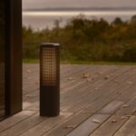 Czarna lampa ogrodowa Sidara 45 IP44 aluminium - Nordlux