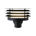 Czarny kinkiet do elewacji Cirella Nordlux metal IP54 - solidny