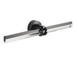 Czarny kinkiet nad lustro Lovely LED 58 cm - minimalistyczny