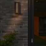 Czarny kinkiet zewnętrzny Clarini Nordlux IP54 - góra dół - loft