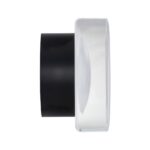 Kinkiet Carmello do lustra - prążkowany klosz 13,5 cm